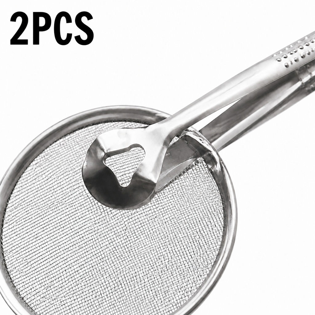 2-in-1 Strainer Tongs