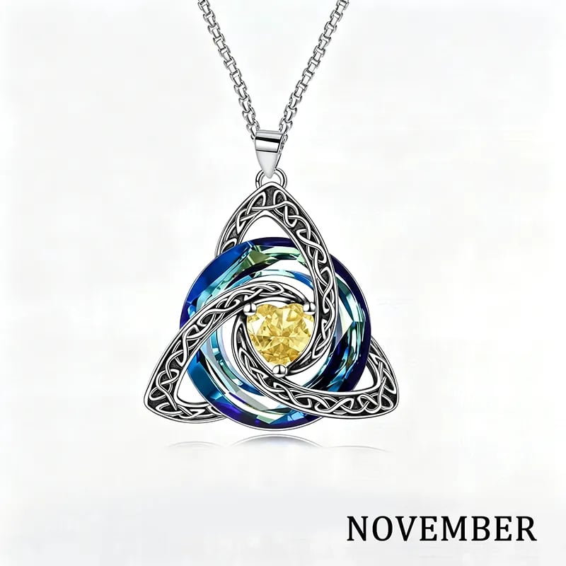 November 🎄LAST DAY 49% OFF -💥Birthstone Celtic Knot Necklace for Women