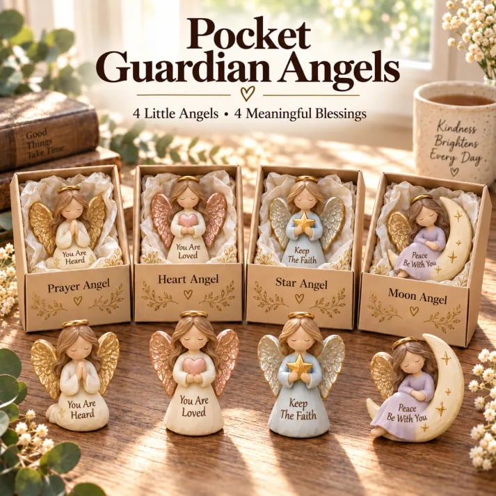 🔥Last Day 49% OFF - 👼💕12 Pocket Guardian Angels -🎁Little Blessing Keepsake Gifts(📦Buy 2 Fr