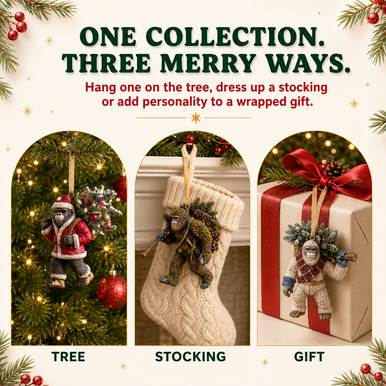 Bigfoot ornament display ideas