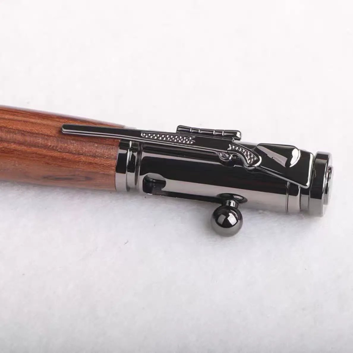 🖊Handcrafted by Jake Wilson🖊 Bolt Action Wooden Bullet Pen | Crafted From Real Wood & Bull