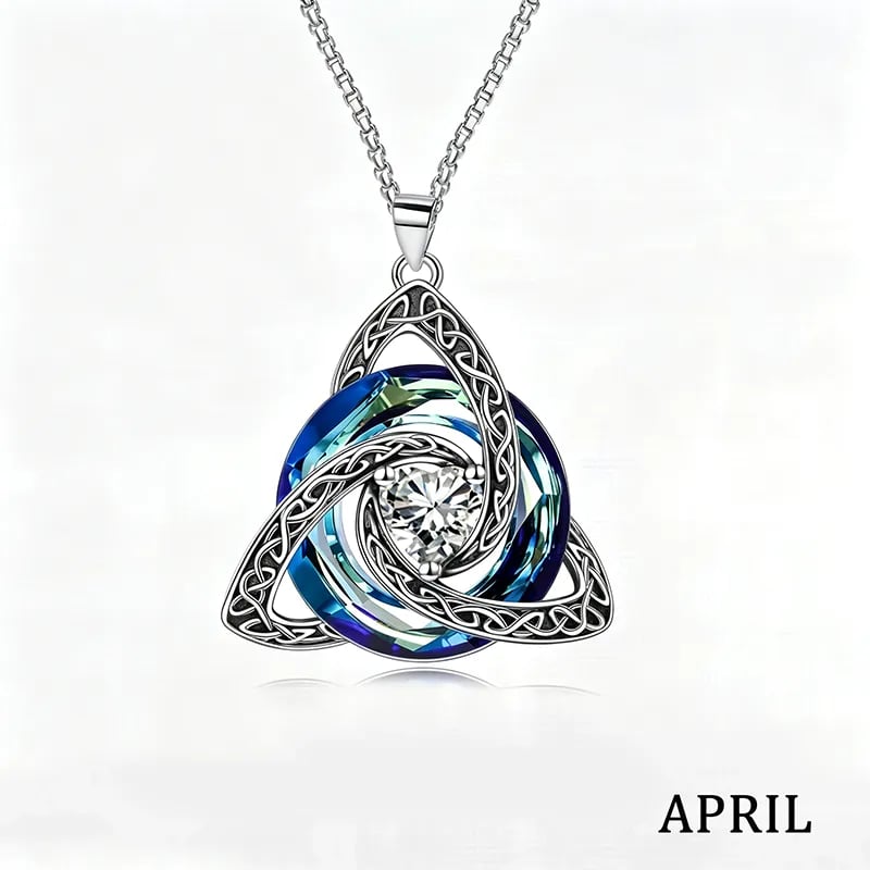 April 🎄LAST DAY 49% OFF -💥Birthstone Celtic Knot Necklace for Women