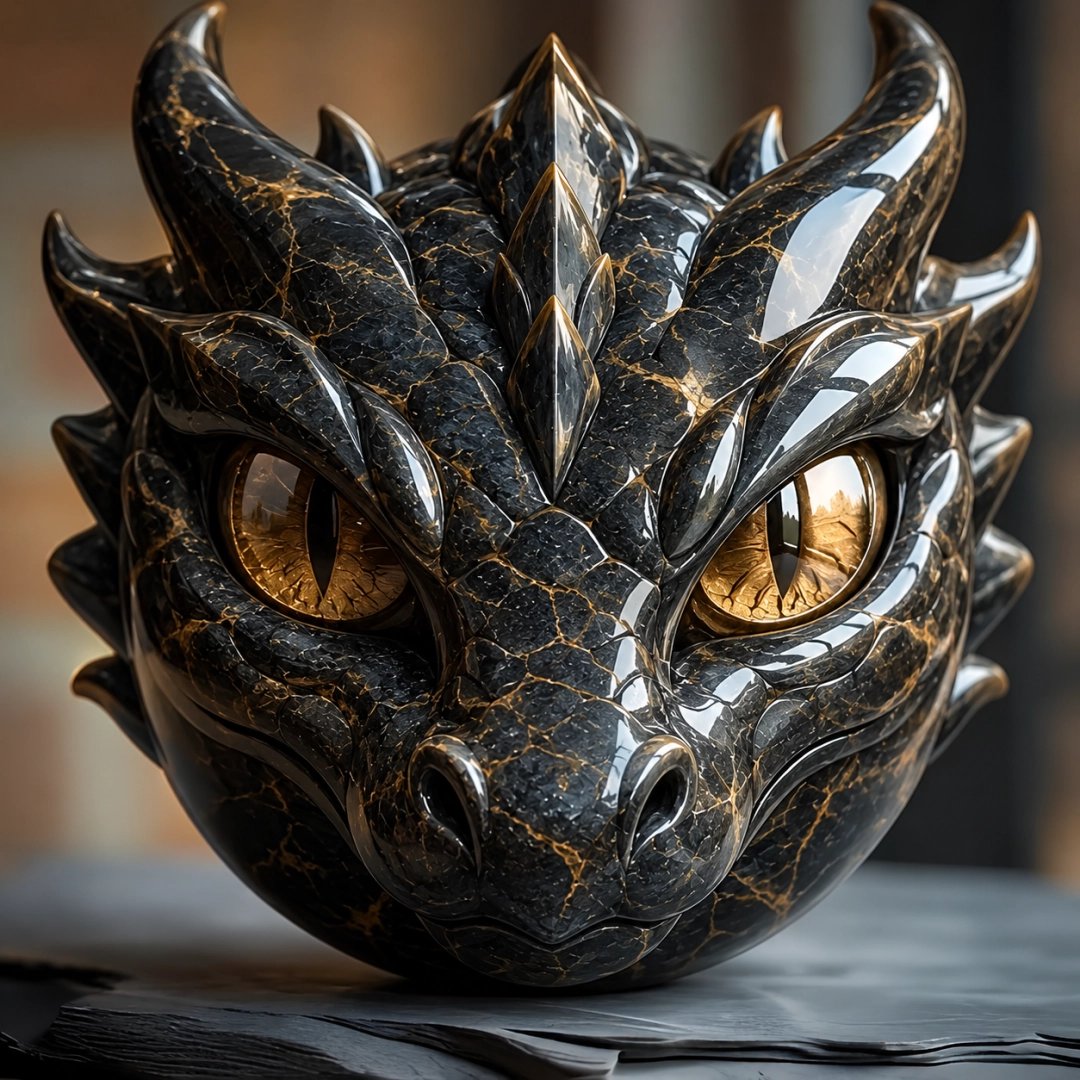 Dragon 🔥Luxury Guardian Animal Stone Sculpture- ✨Elegant Home Décor & Gift-Ready Art Piece