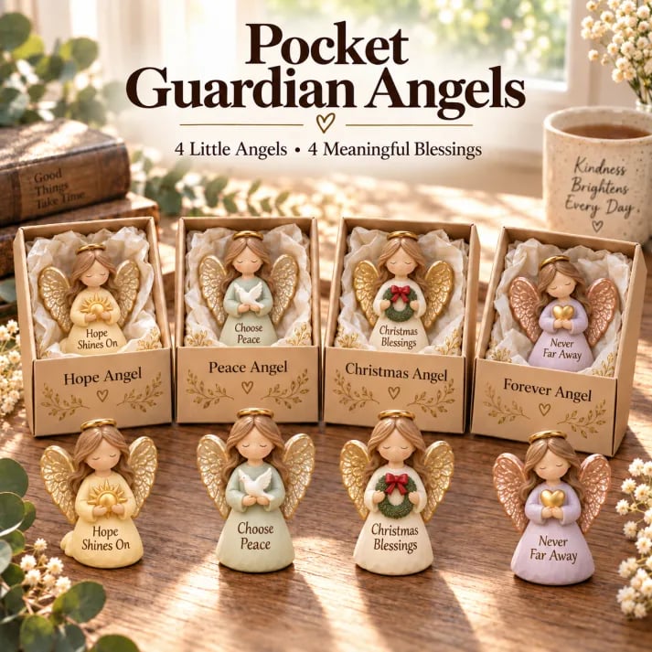 🔥Last Day 49% OFF - 👼💕12 Pocket Guardian Angels -🎁Little Blessing Keepsake Gifts(📦Buy 2 Fr