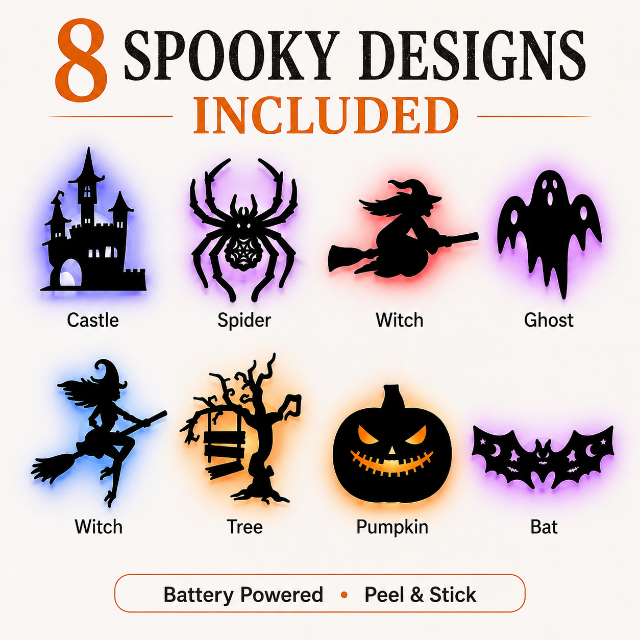 A Variety of Classic Halloween Designs