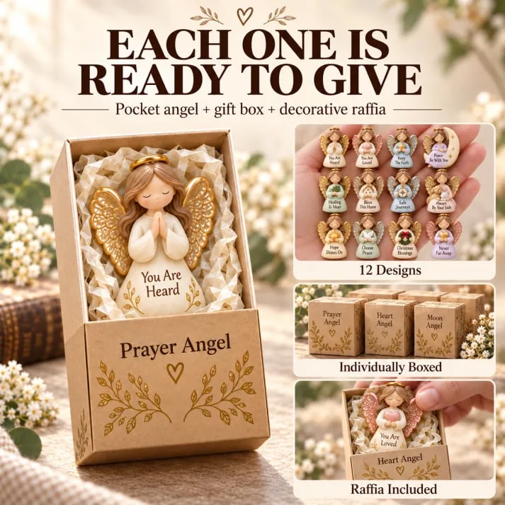 🔥Last Day 49% OFF - 👼💕12 Pocket Guardian Angels -🎁Little Blessing Keepsake Gifts(📦Buy 2 Fr