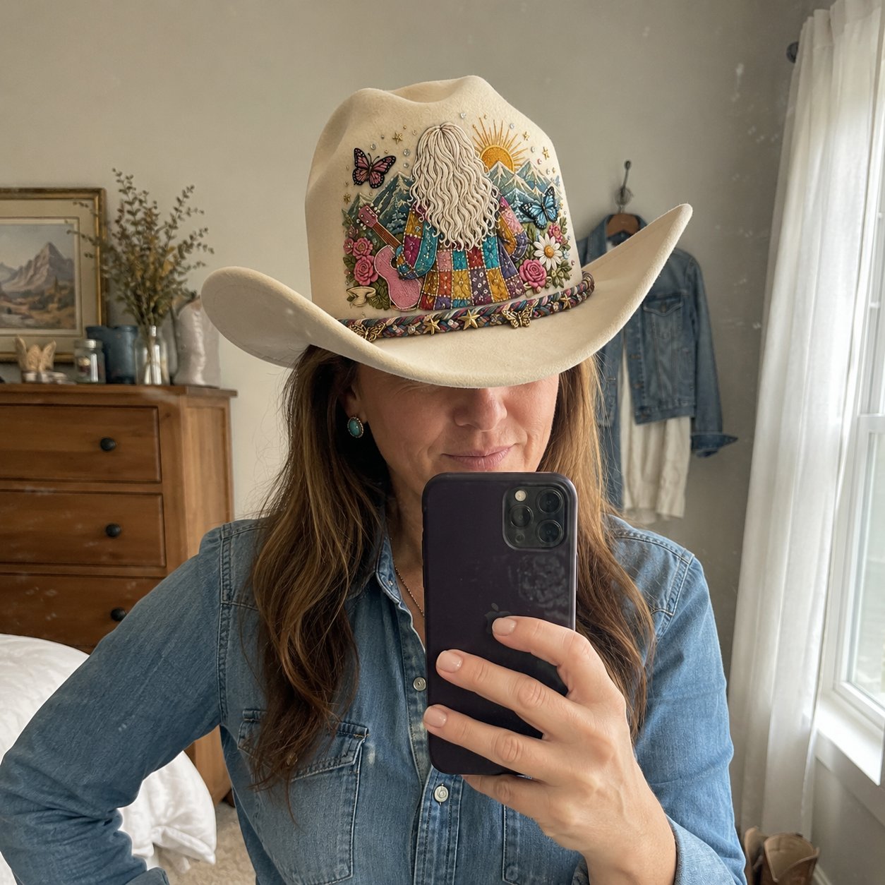 ⏳ Last Day 49% OFF – 🤠 Queen of Country 1946–2026 Tribute Cowboy Hat Collection | Premium