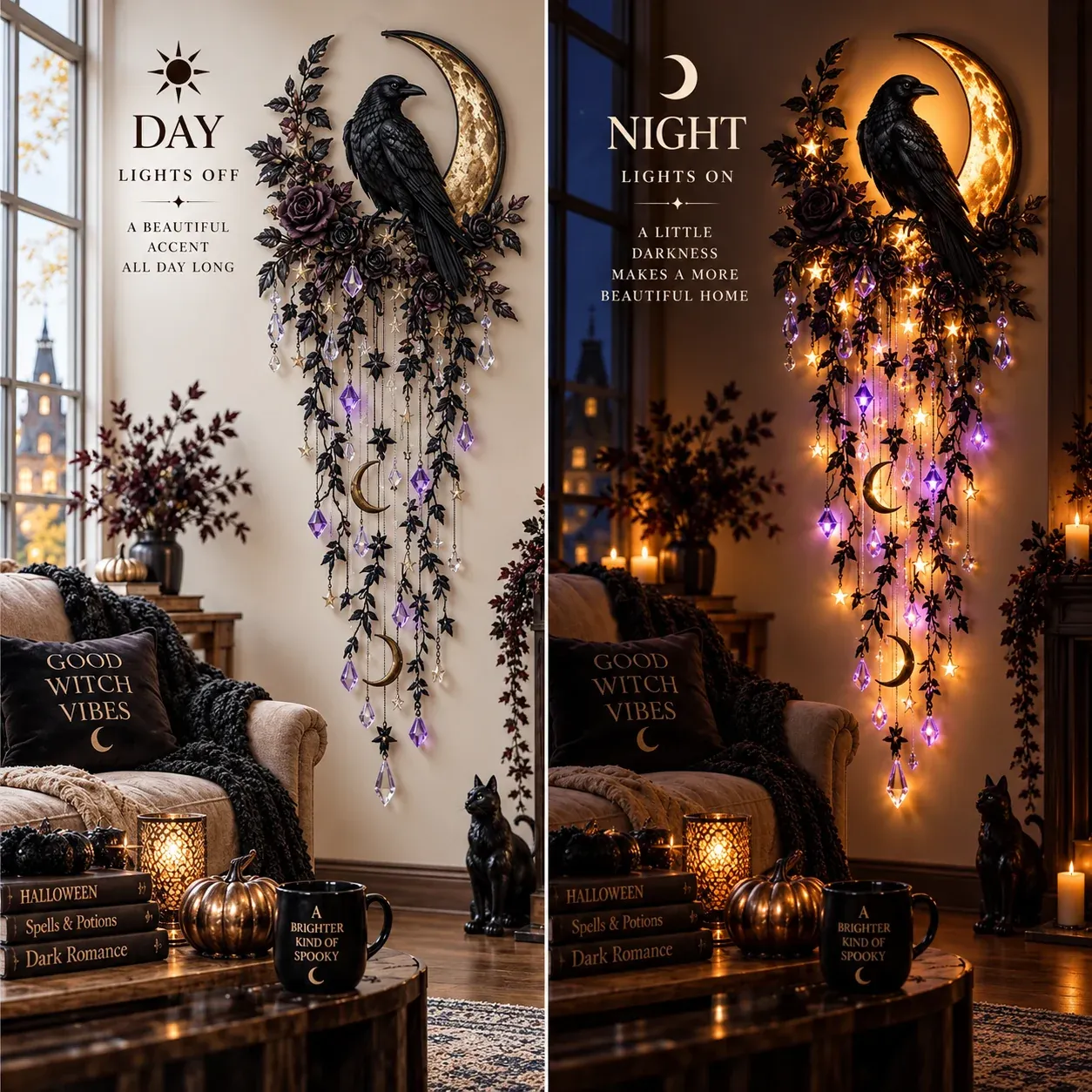 🔥 Last Day 57% OFF - ✨ Elegant Halloween Cascade Wall Light Collection