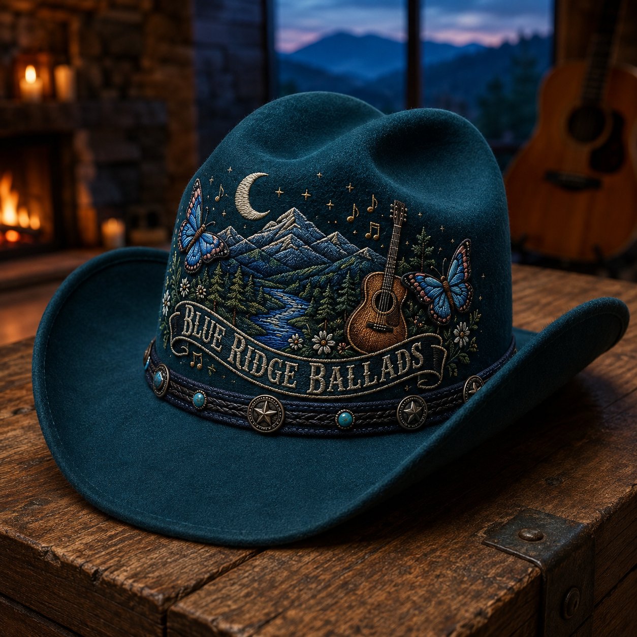 🦋 Blue Ridge Ballads Head circumference 56-58cm(22-22.8 inch) ⏳ Last Day 49% OFF – 🤠 Queen of Country 1946–2026 Tribute Cowboy Hat Collection | Premium
