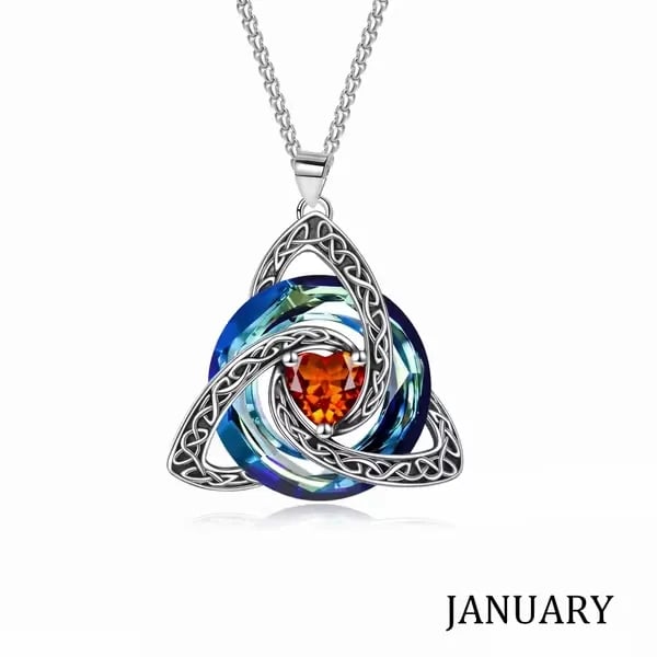 January 🎄LAST DAY 49% OFF -💥Birthstone Celtic Knot Necklace for Women