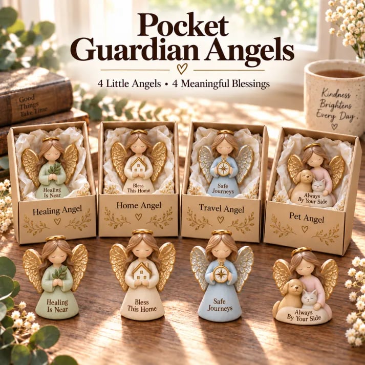 🔥Last Day 49% OFF - 👼💕12 Pocket Guardian Angels -🎁Little Blessing Keepsake Gifts(📦Buy 2 Fr