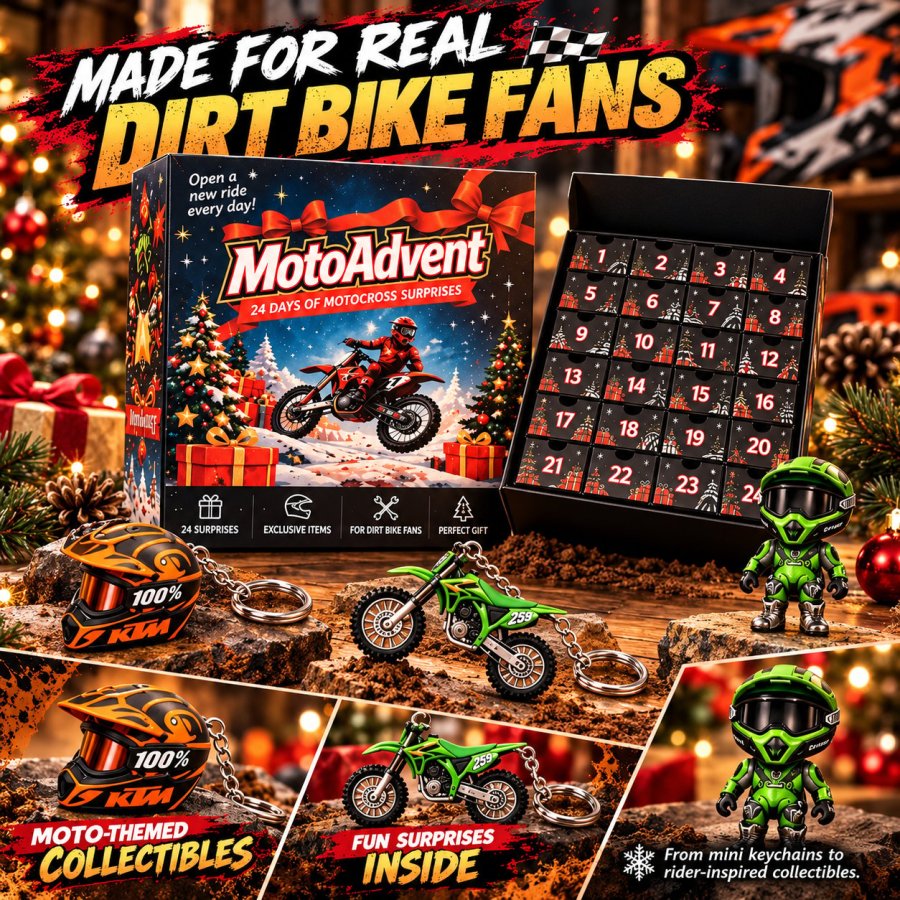 Product illustration showing miniature bike and helmet designs