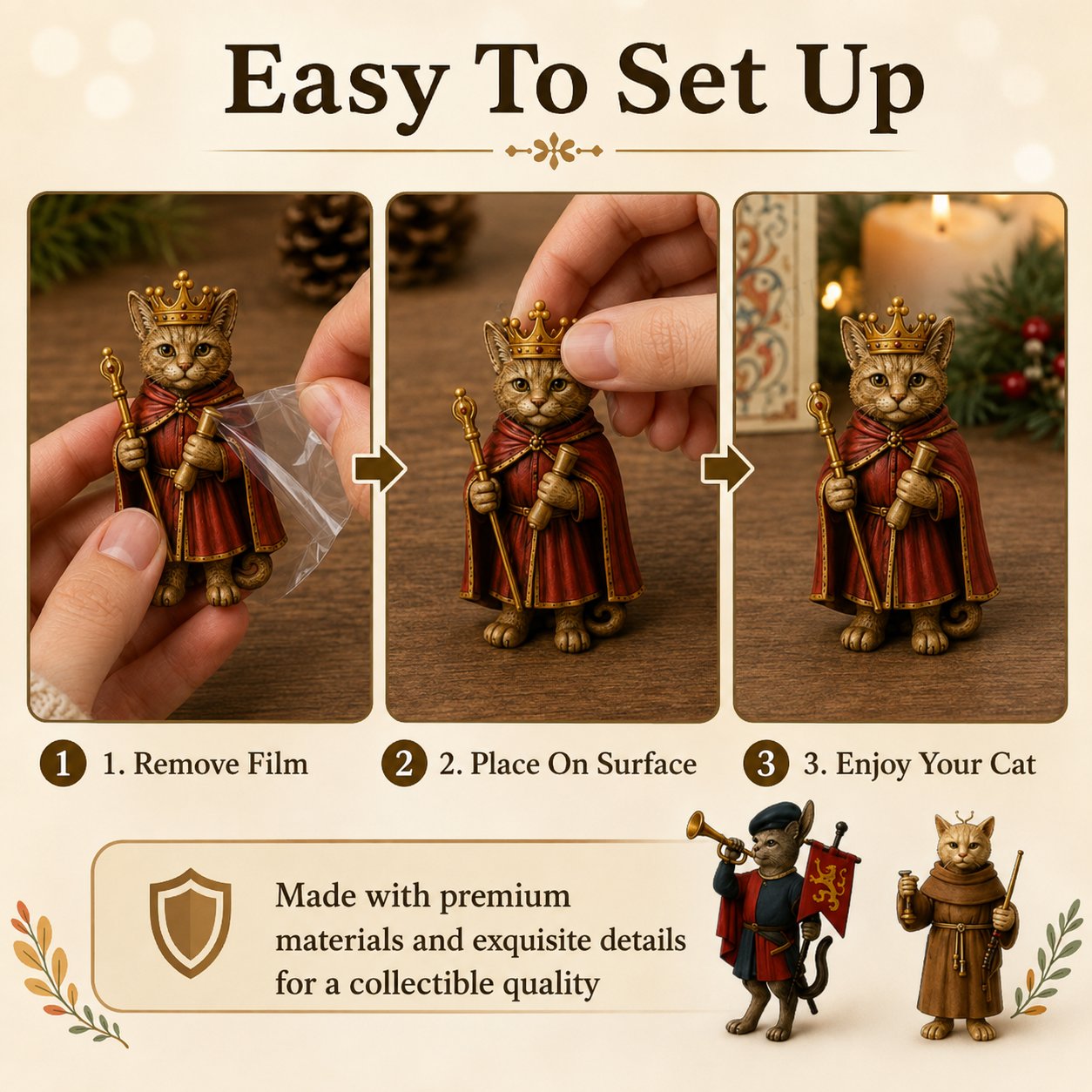 🔥Limited Edition, Only 100 Sets Left! - ✨Medieval Cat Advent Calendar 2026