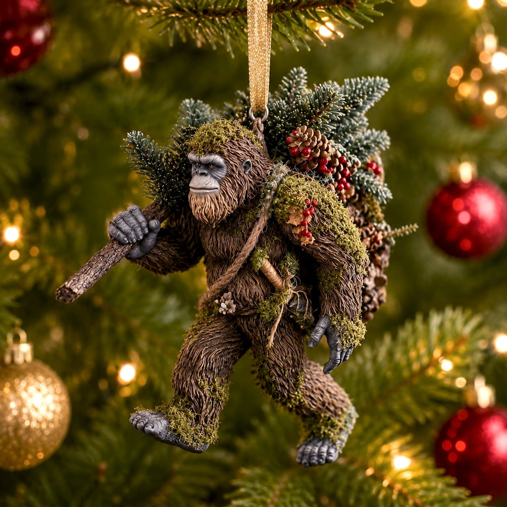 (🎄Early Christmas Sale 49%)👣2026 Wildlife Wonders Bigfoot Ornament🌟