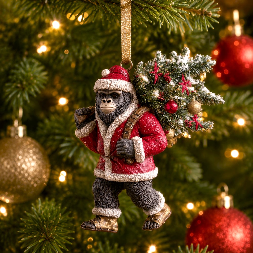 (🎄Early Christmas Sale 49%)👣2026 Wildlife Wonders Bigfoot Ornament🌟