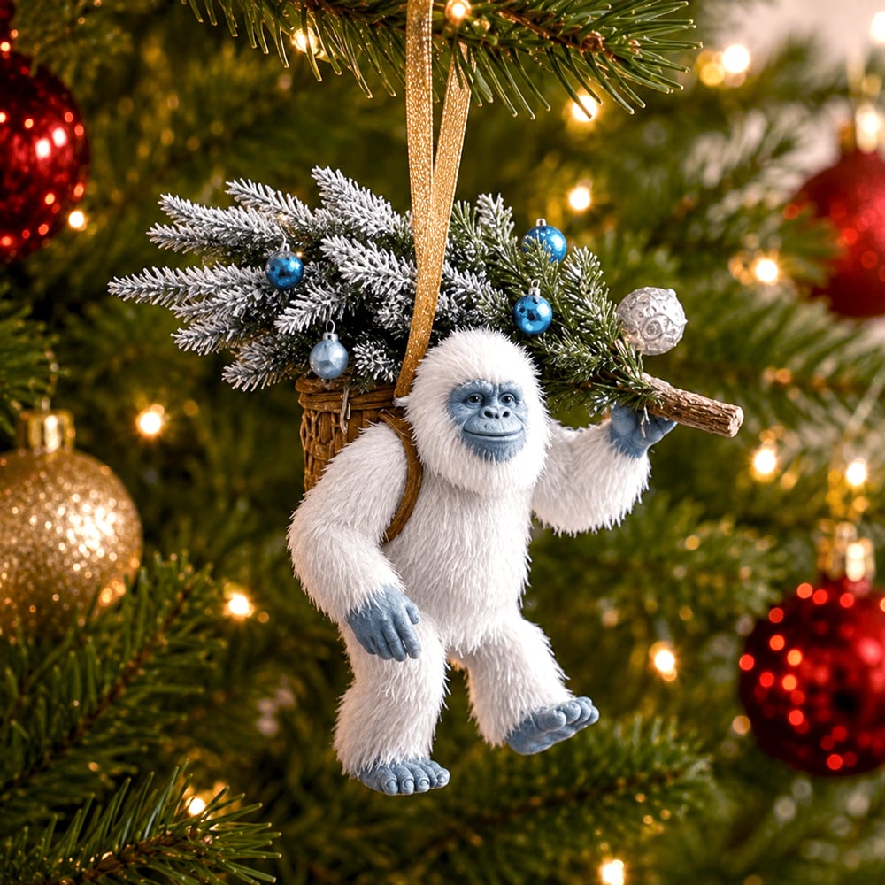 (🎄Early Christmas Sale 49%)👣2026 Wildlife Wonders Bigfoot Ornament🌟