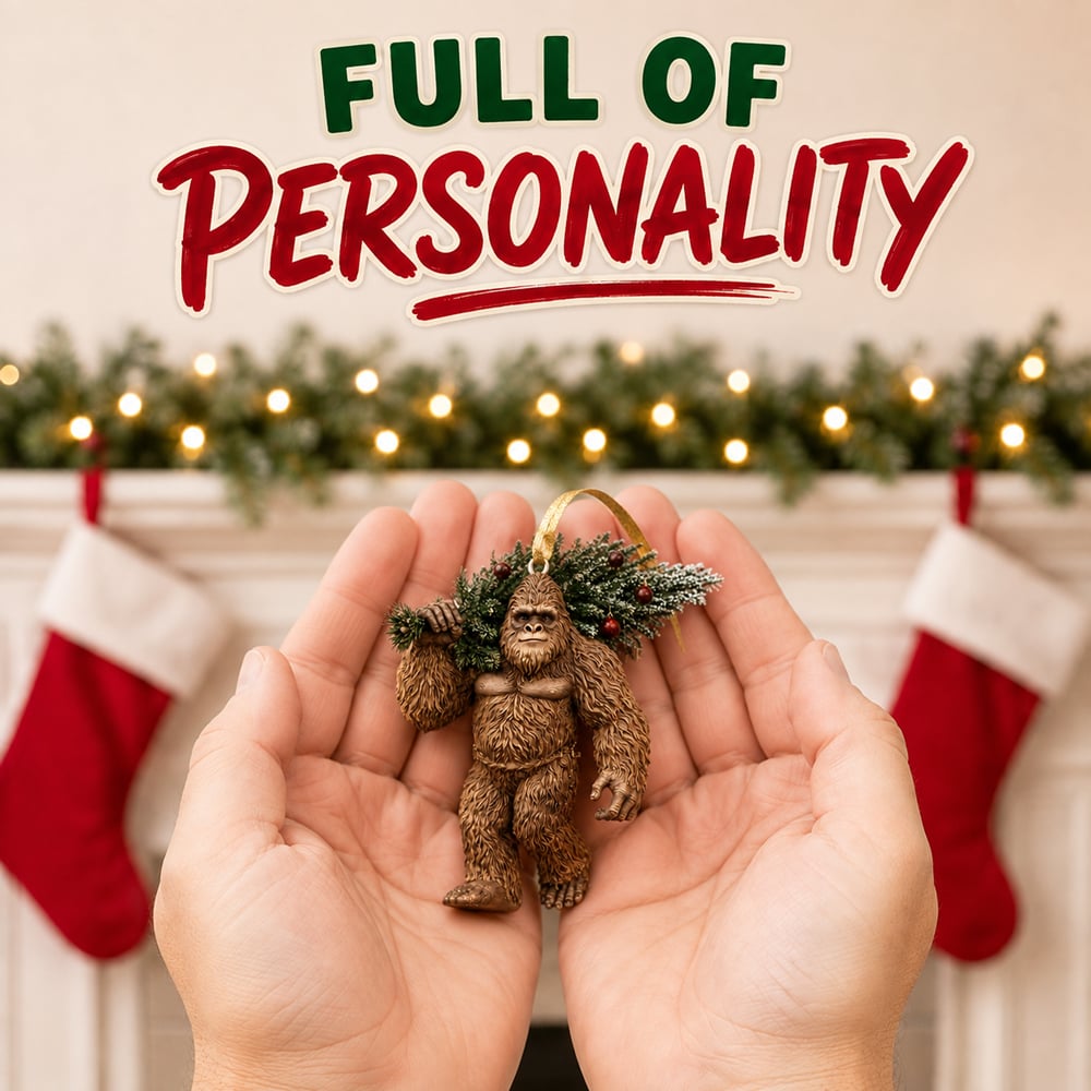 (🎄Early Christmas Sale 49%)👣2026 Wildlife Wonders Bigfoot Ornament🌟
