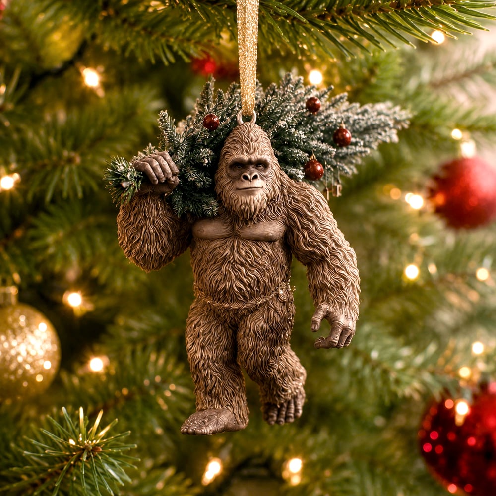 (🎄Early Christmas Sale 49%)👣2026 Wildlife Wonders Bigfoot Ornament🌟