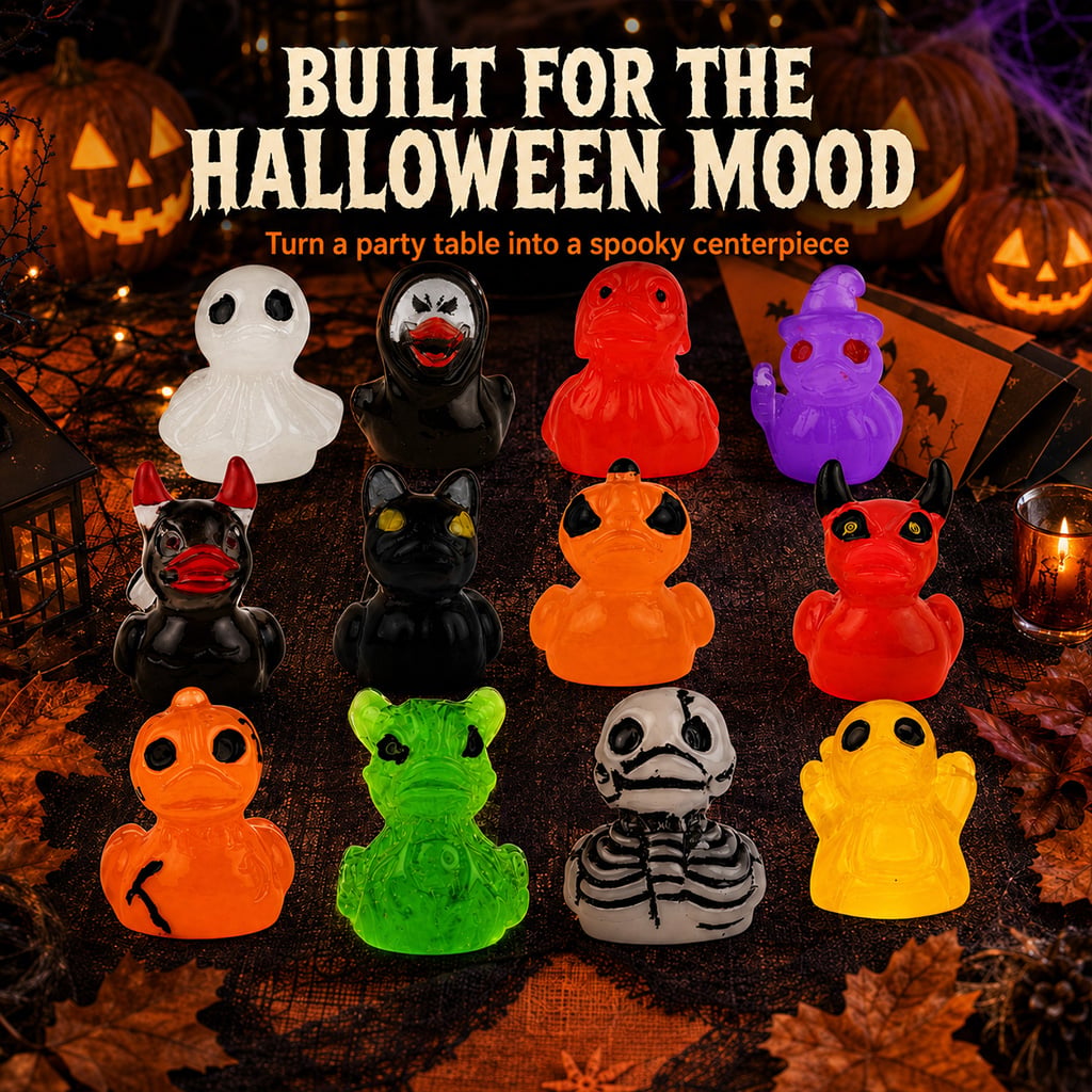 🔥Last Day 50% OFF🎁Spook Resin Miniature duckies🦆