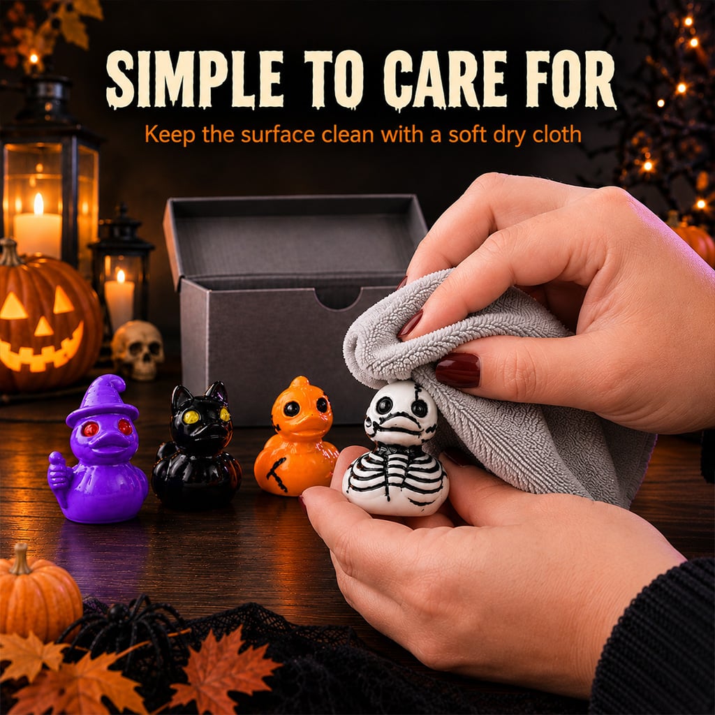 🔥Last Day 50% OFF🎁Spook Resin Miniature duckies🦆