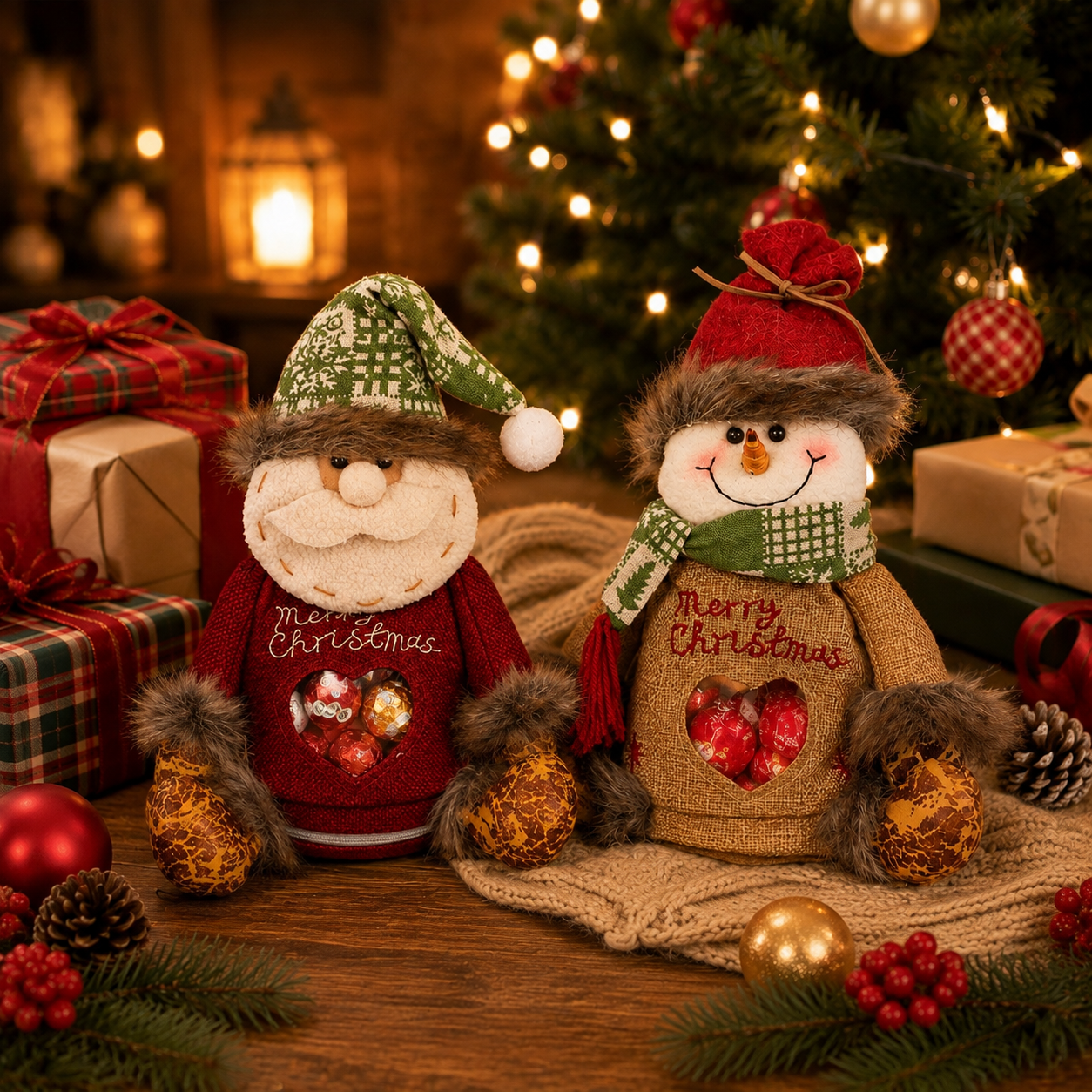 🎁🎉Christmas Gift Bags Zipper Design