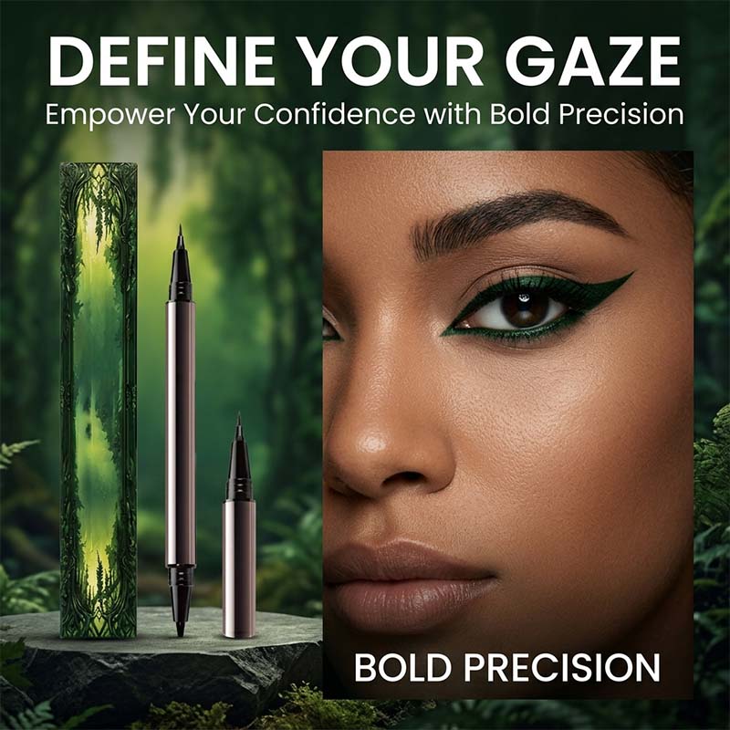 Dual-Tip Long-Lasting Liquid Eyeliner