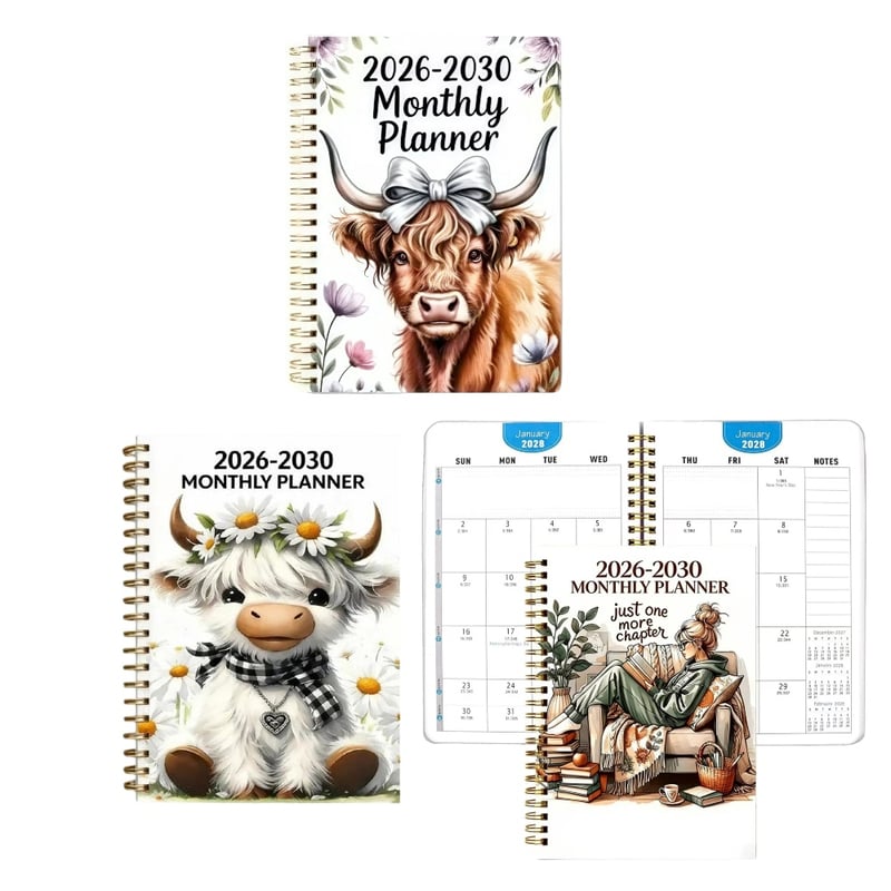 2026-2030 Monthly Planner