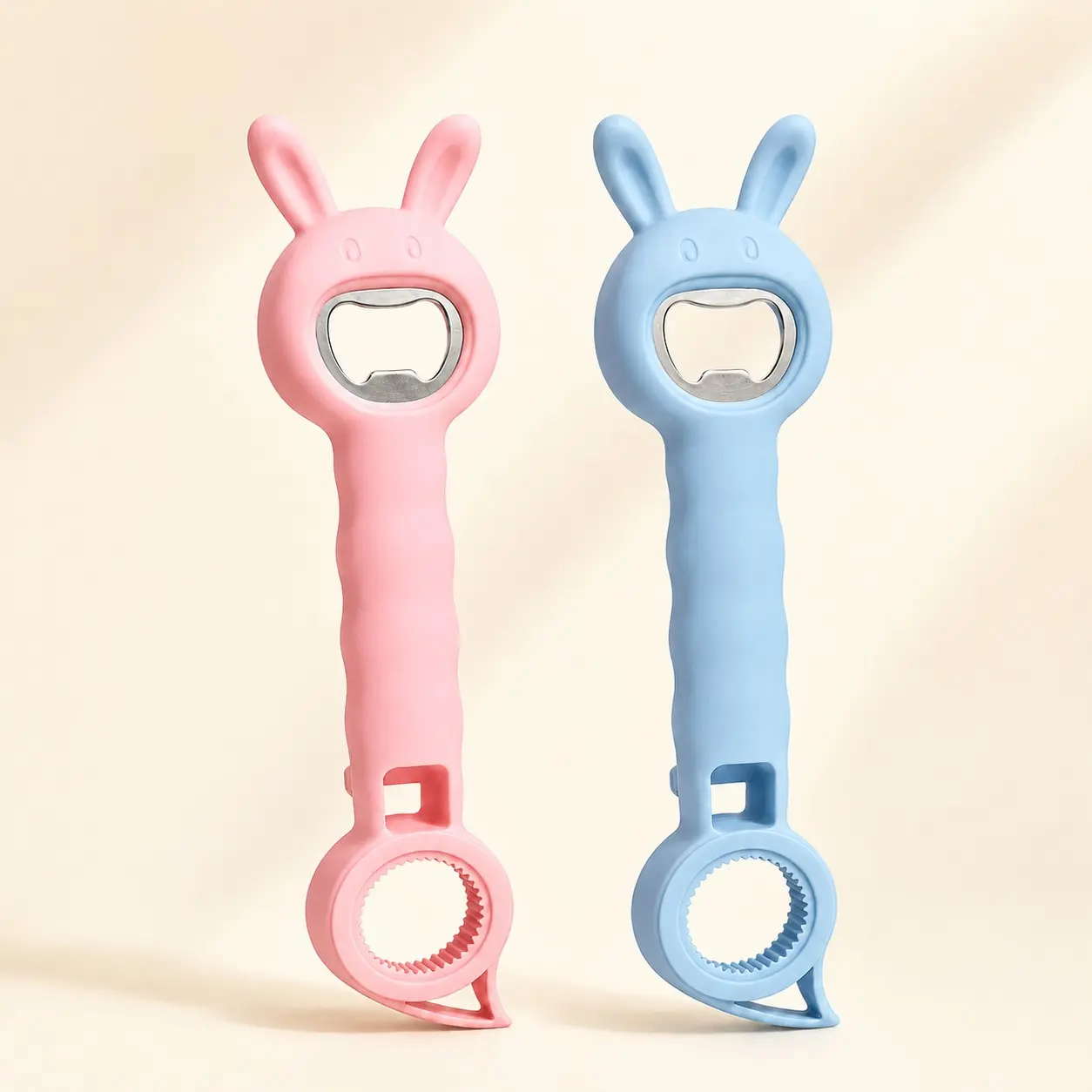 4-in-1 rabbit-shaped bottle opener