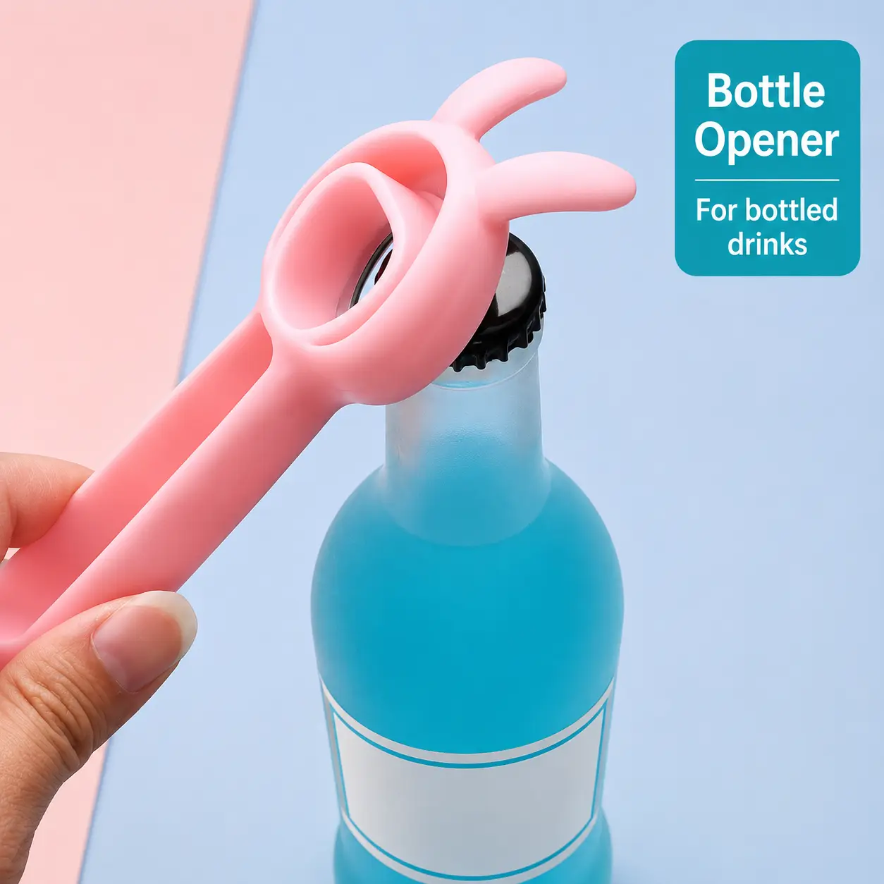 4-in-1 rabbit-shaped bottle opener