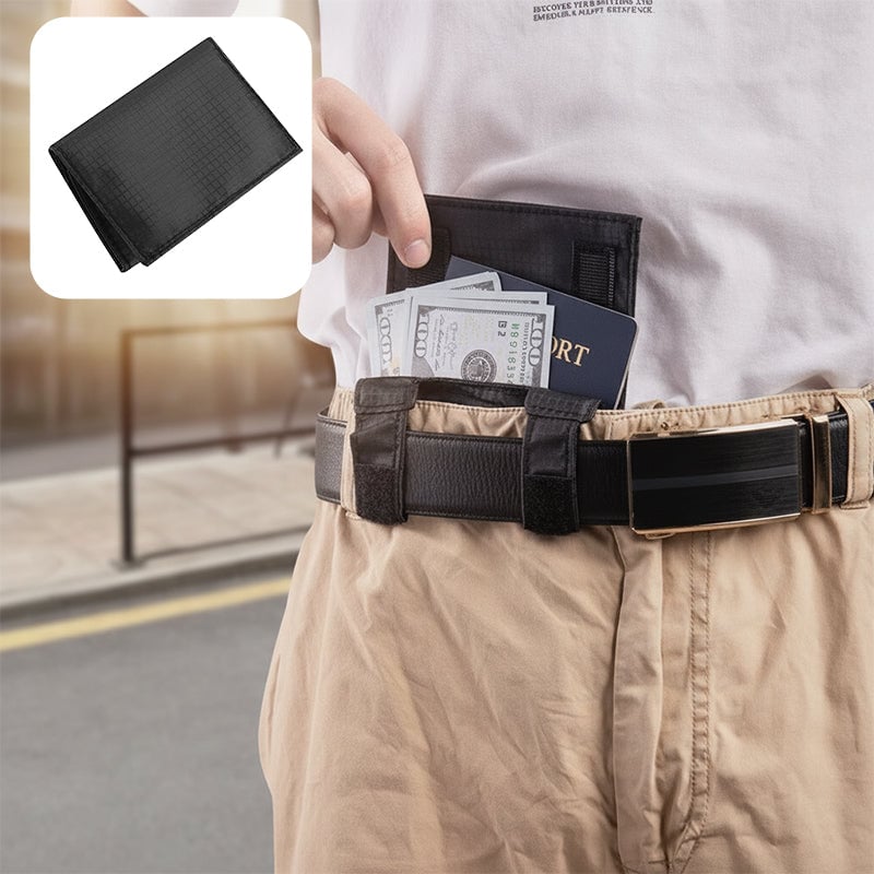 Waist-belt coin purse