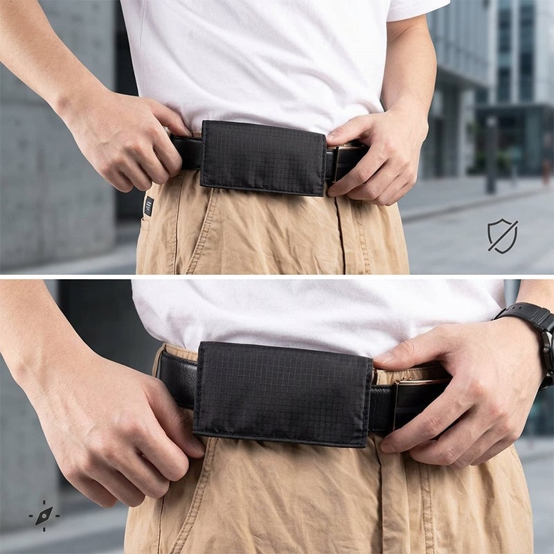Waist-belt coin purse