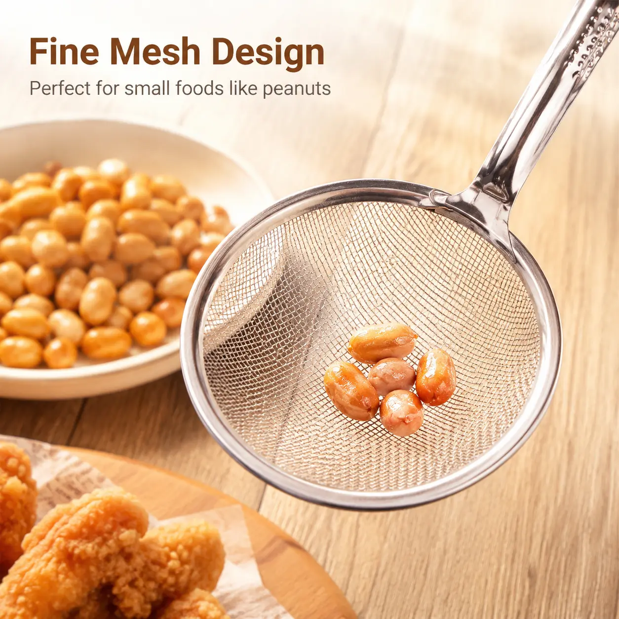 2-in-1 Strainer Tongs