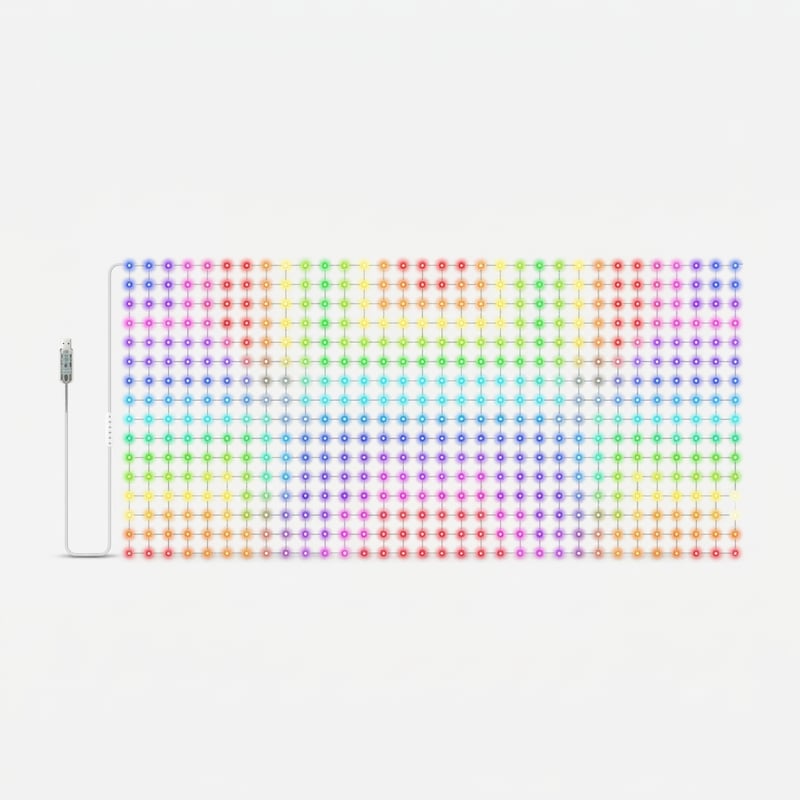 Smart RGB Foldable LED Mesh Net Light