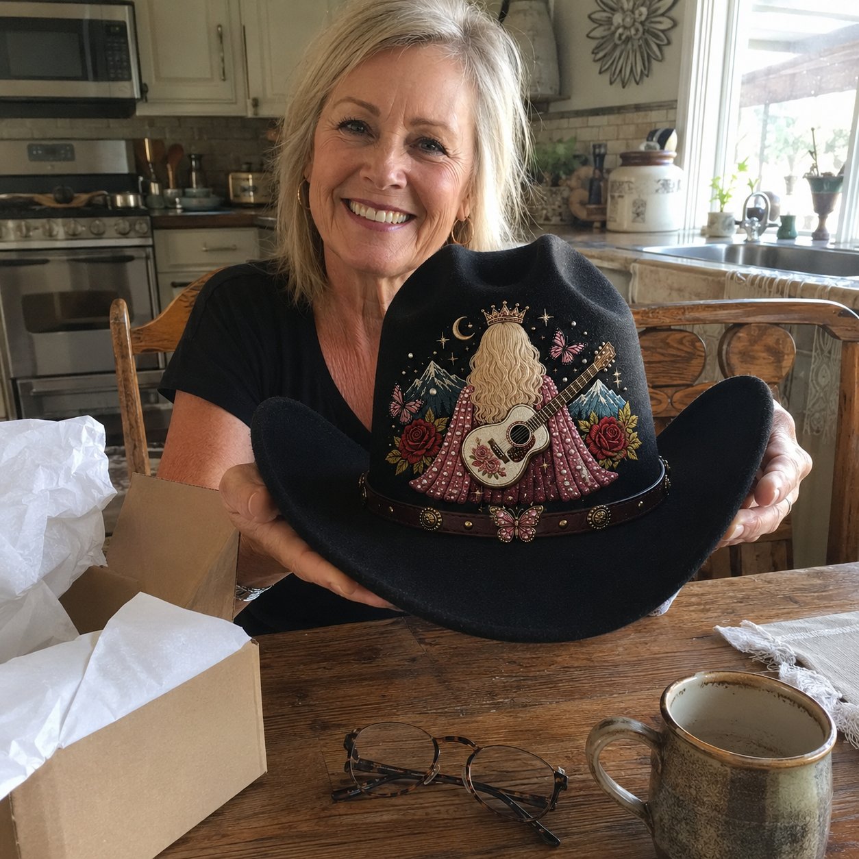 ⏳ Last Day 49% OFF – 🤠 Queen of Country 1946–2026 Tribute Cowboy Hat Collection | Premium