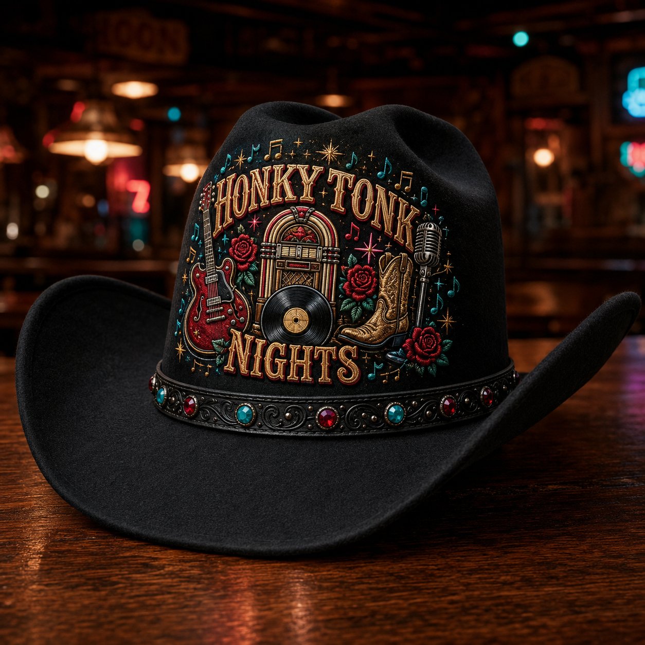 🎶 Honky-Tonk Nights Head circumference 56-58cm(22-22.8 inch) ⏳ Last Day 49% OFF – 🤠 Queen of Country 1946–2026 Tribute Cowboy Hat Collection | Premium