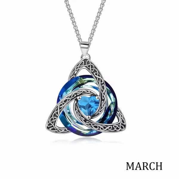 March 🎄LAST DAY 49% OFF -💥Birthstone Celtic Knot Necklace for Women