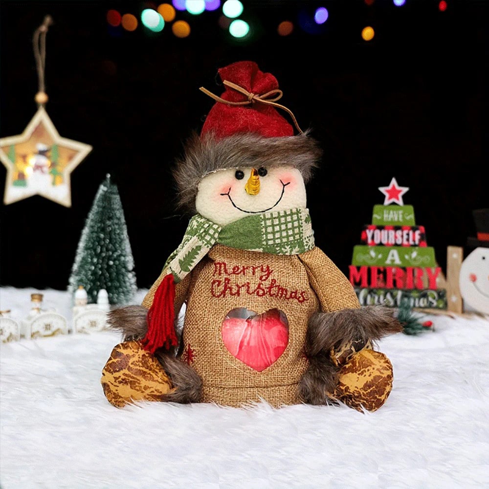 Snowman 🎉 Last Day Promotion 50% OFF 🎉Christmas Gift Bags Zipper Design