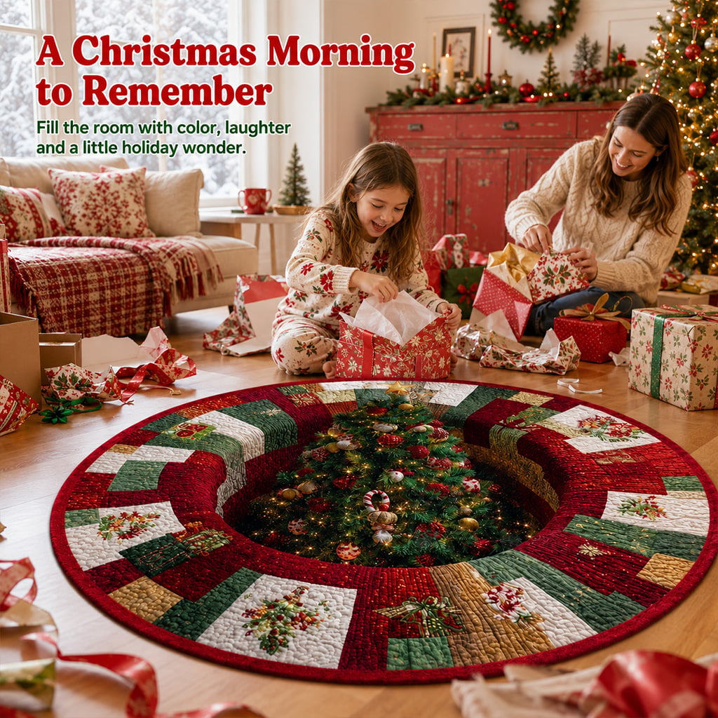 🎄 Make Christmas morning feel like stepping into the scene!