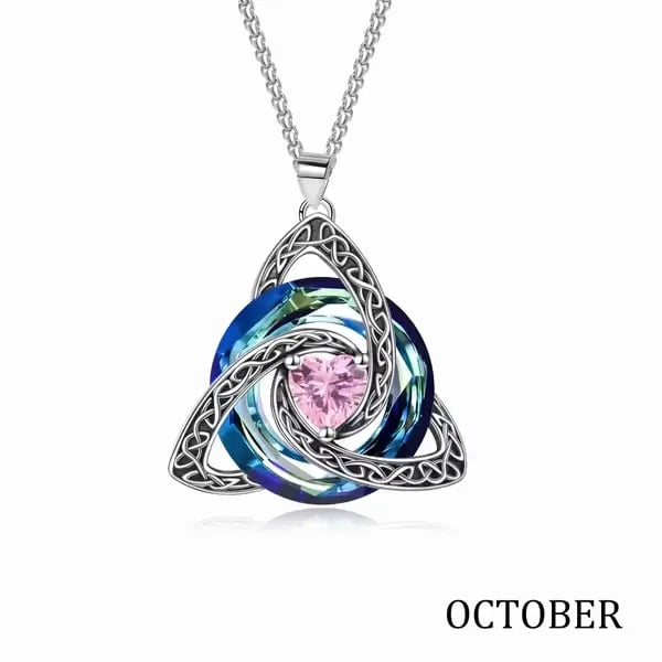 October 🎄LAST DAY 49% OFF -💥Birthstone Celtic Knot Necklace for Women