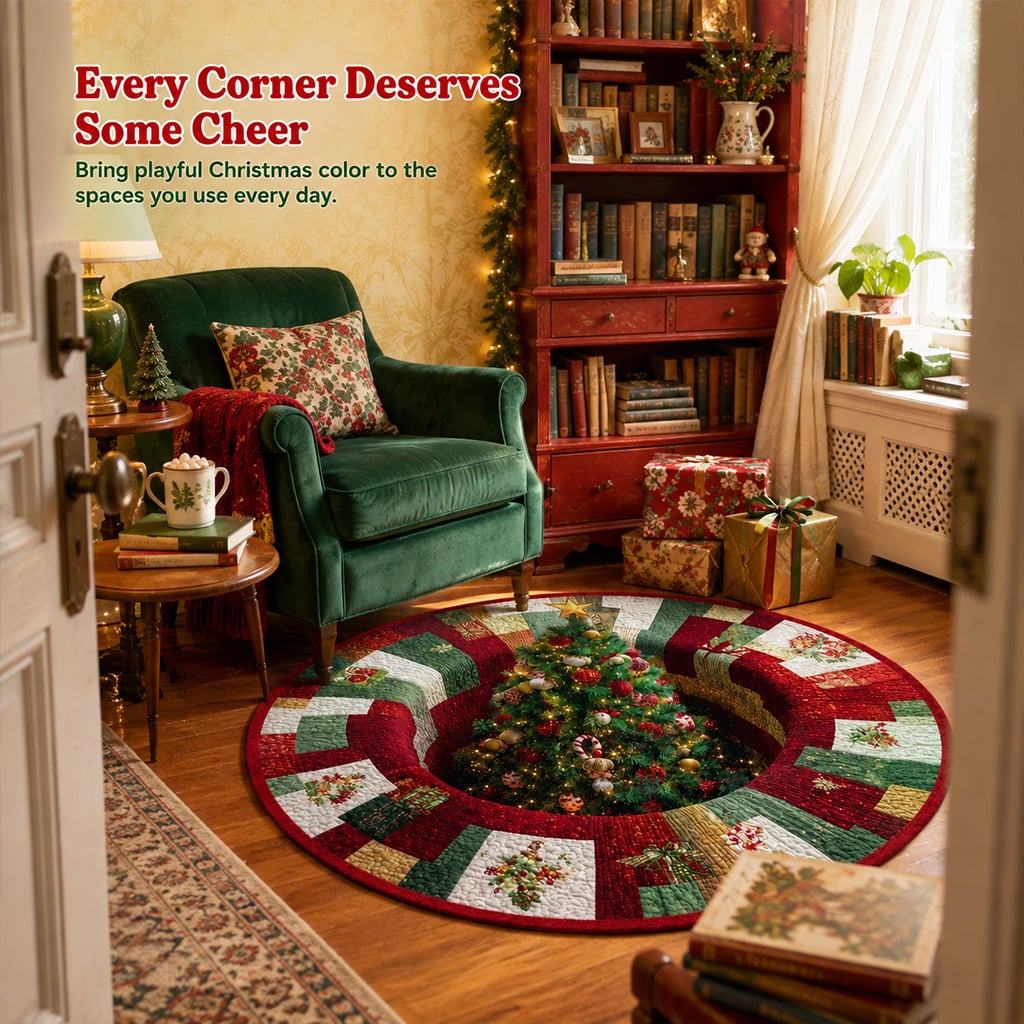 📚 Give your favorite quiet corner some Christmas personality!