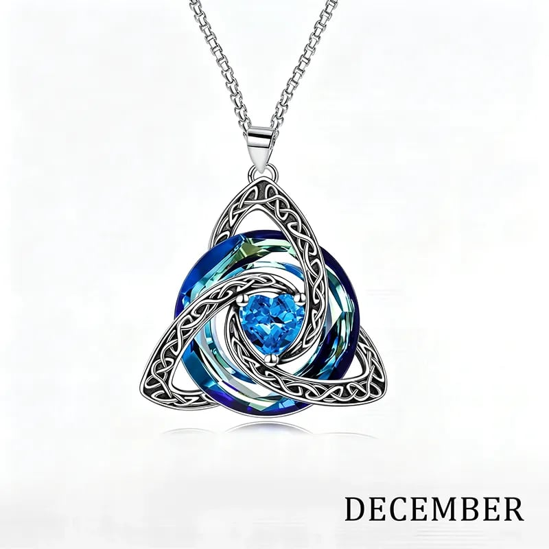 December 🎄LAST DAY 49% OFF -💥Birthstone Celtic Knot Necklace for Women