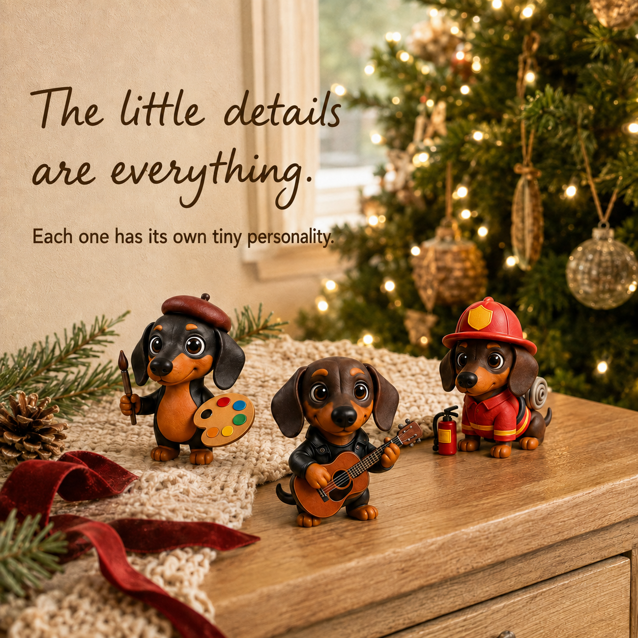 🎄🐾 Dachshund Advent Calendar – A Festive Blind Box Surprise