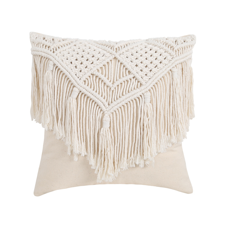 Woven Cotton Rope Pillowcase