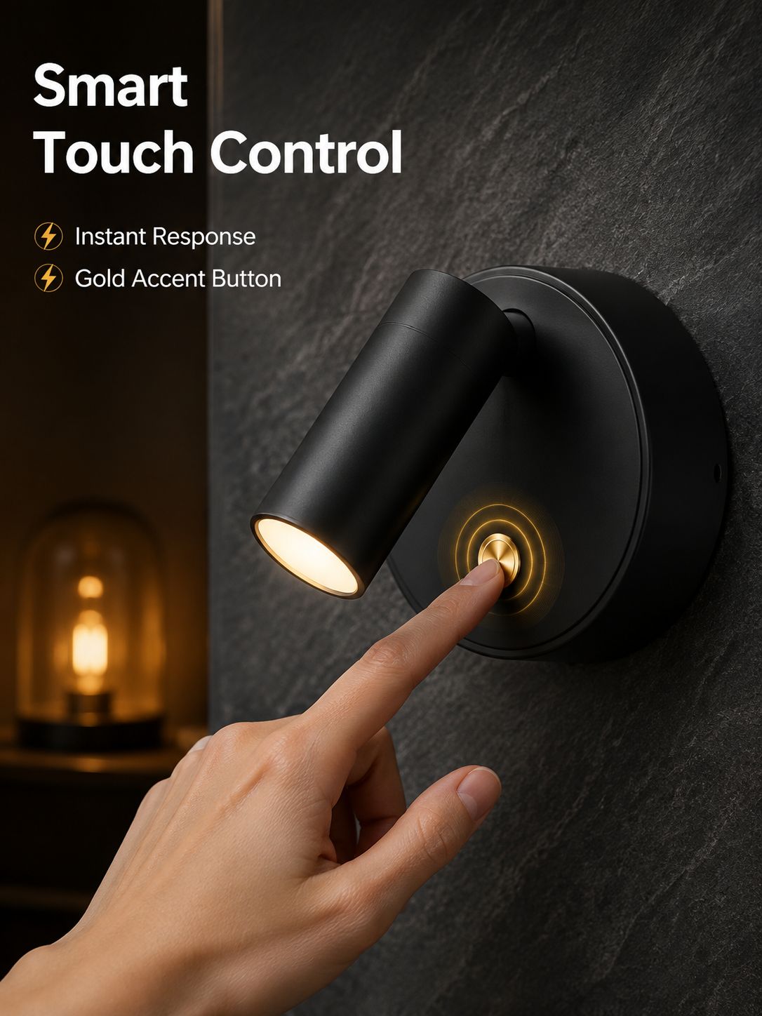 Wireless Bedside Headboard Light