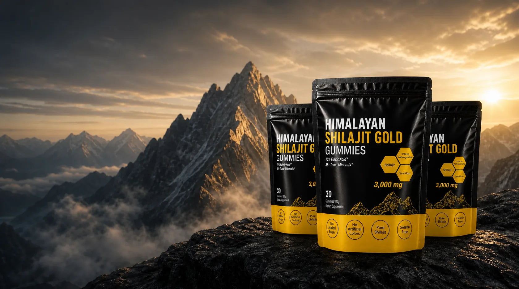 MENRYX Himalayan Shilajit Gold Gummies