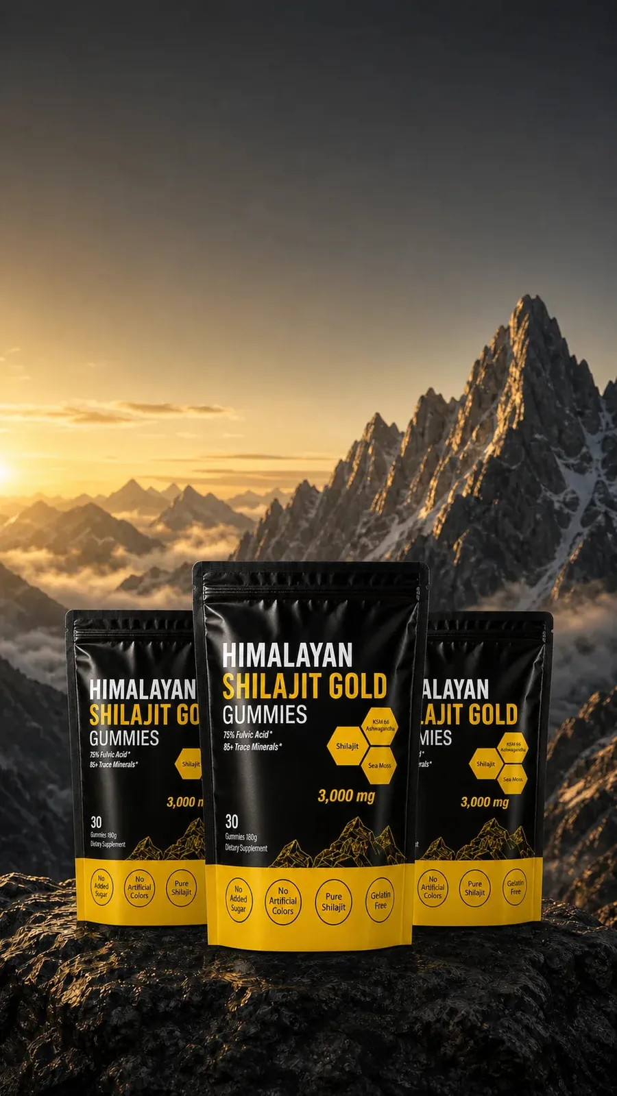 MENRYX Himalayan Shilajit Gold Gummies