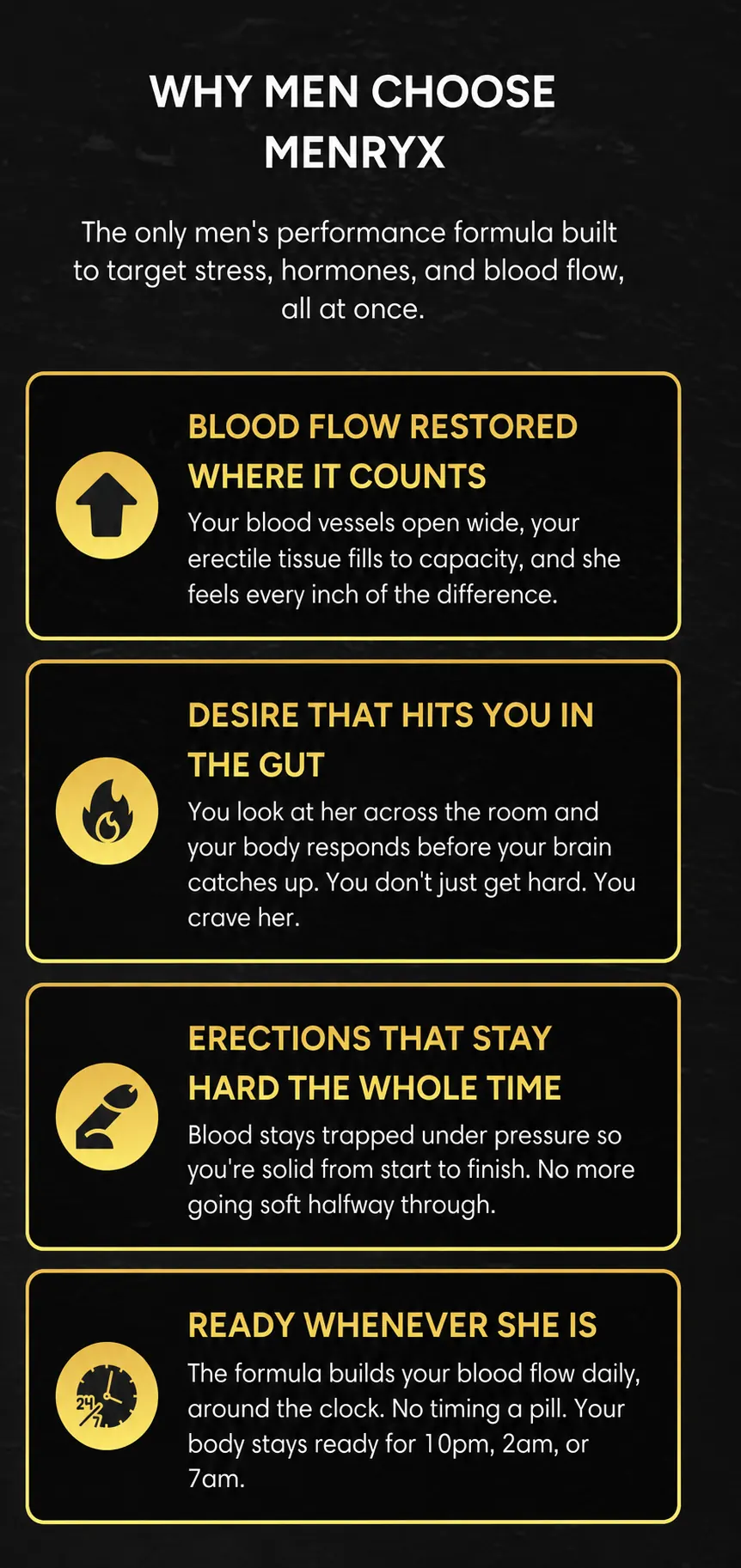 Why men choose Menryx Performance Gummies
