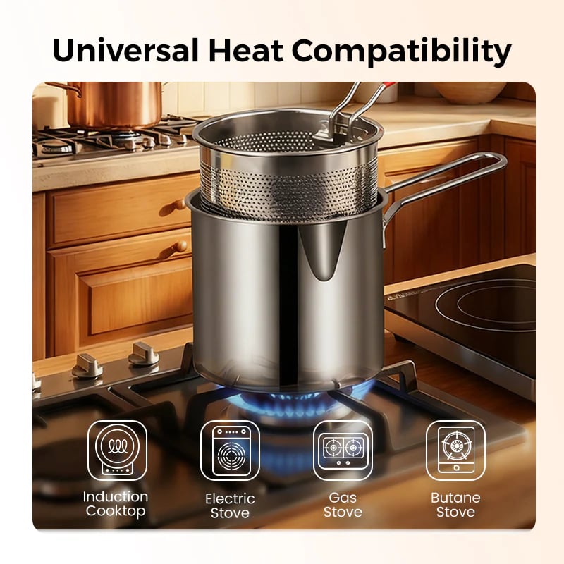 Multifunctional  Stainless Steel Fryer