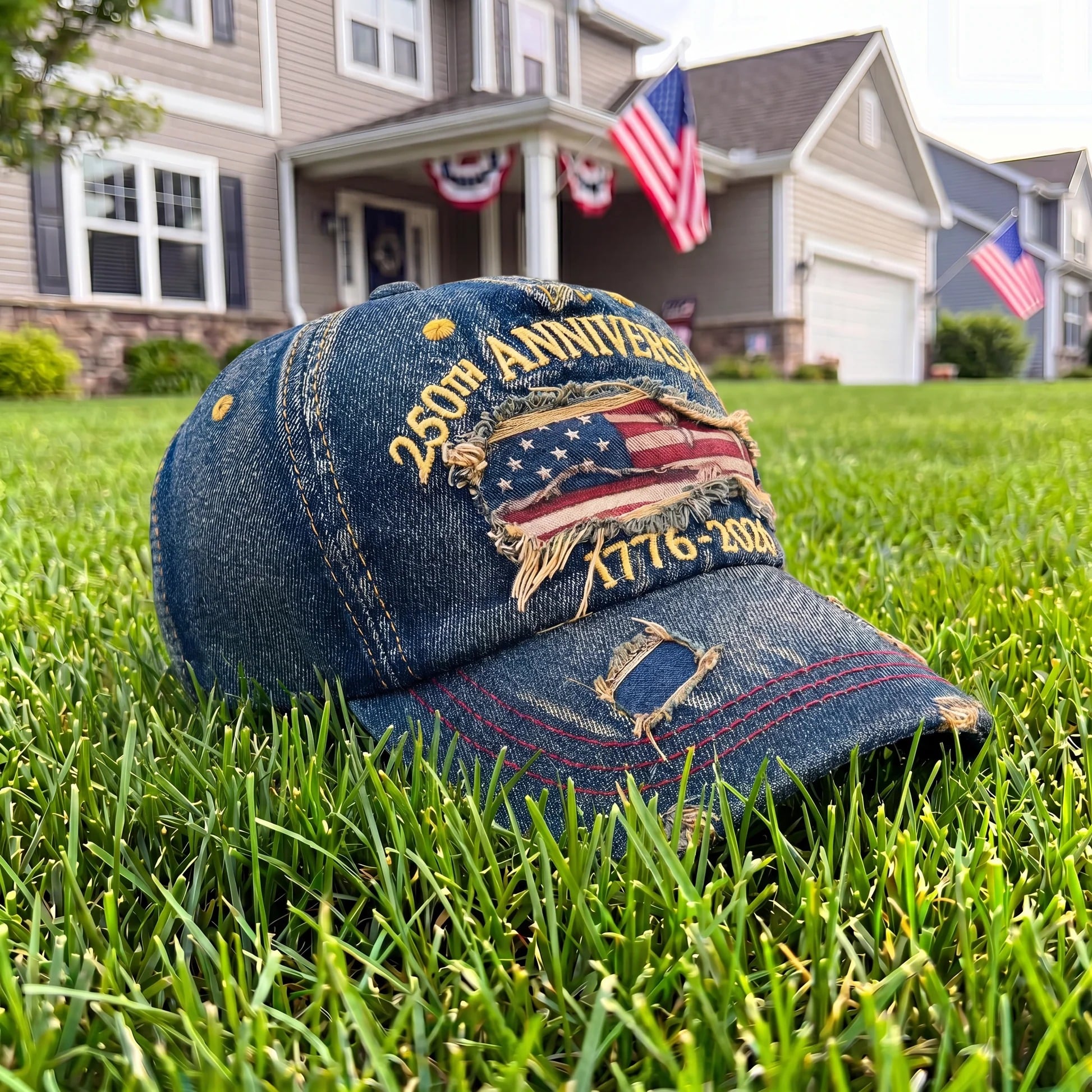 🎖️100% Handmade 250th Anniversary Hat