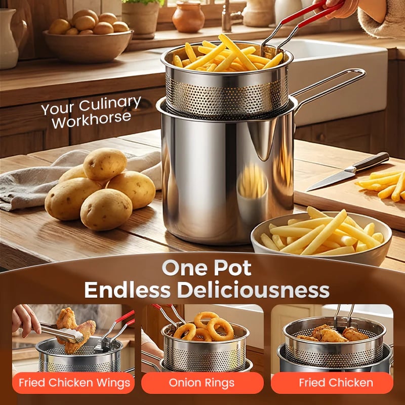 Multifunctional  Stainless Steel Fryer